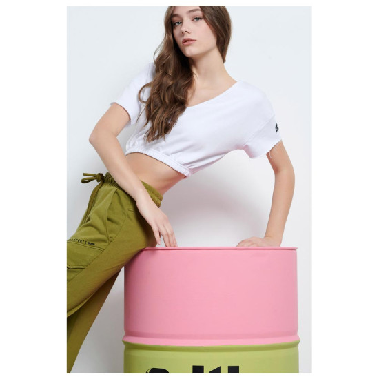 Bodytalk Γυναικεία κοντομάνικη μπλούζα Cropped